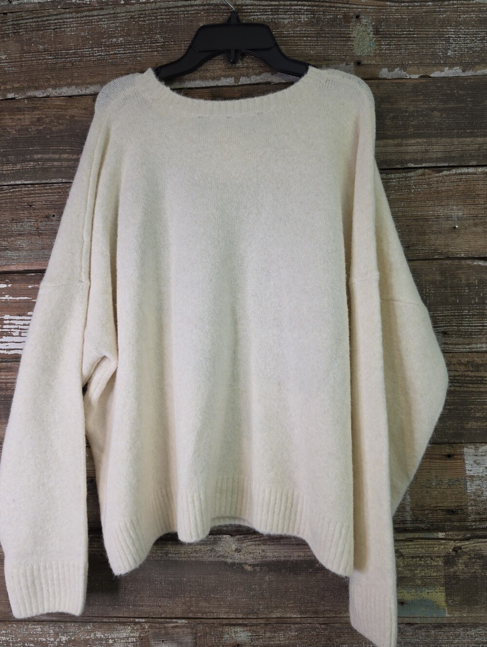Ted Baker London Floral Fuzzy Knit Sweater XL Cream Pink NWT $175 MSRP - Picture 3 of 7